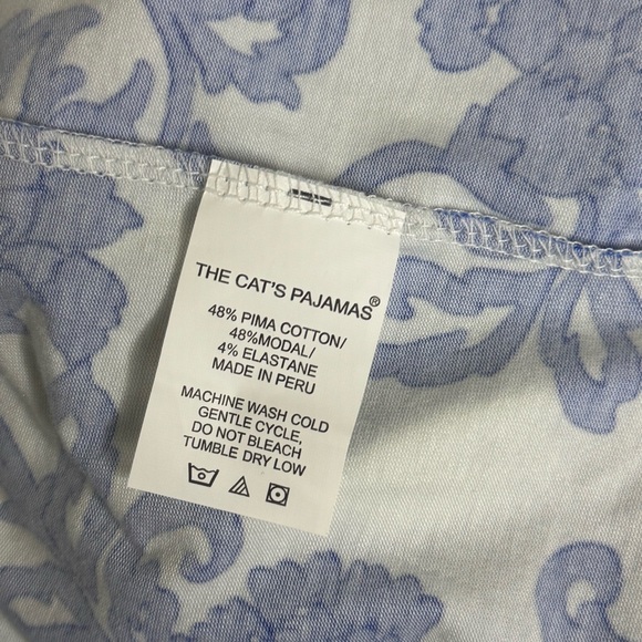 NWT The Cat’S Pajama Pima Cotton Robe size M/L - Picture 5 of 6
